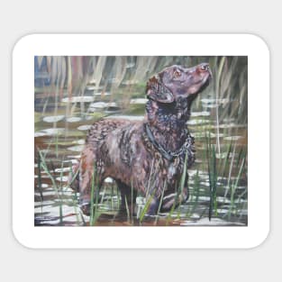 Chesapeake Bay Retriever Fine Art Painting Sticker